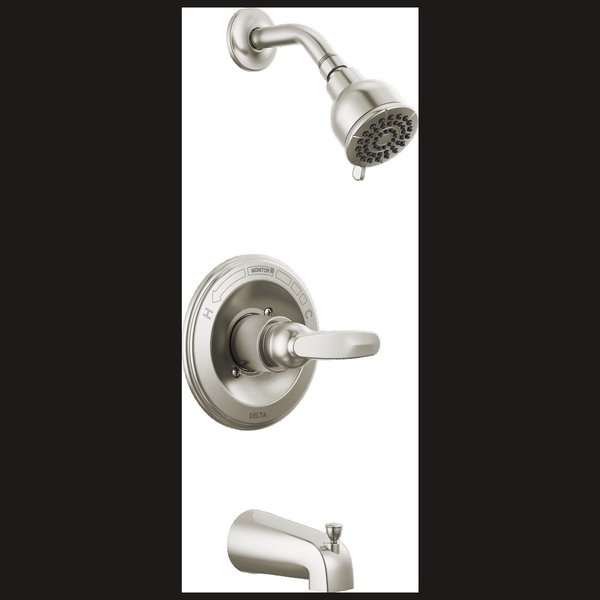 Delta Foundations Monitor 13 Series Tub & Shower Trim BT13410-SS